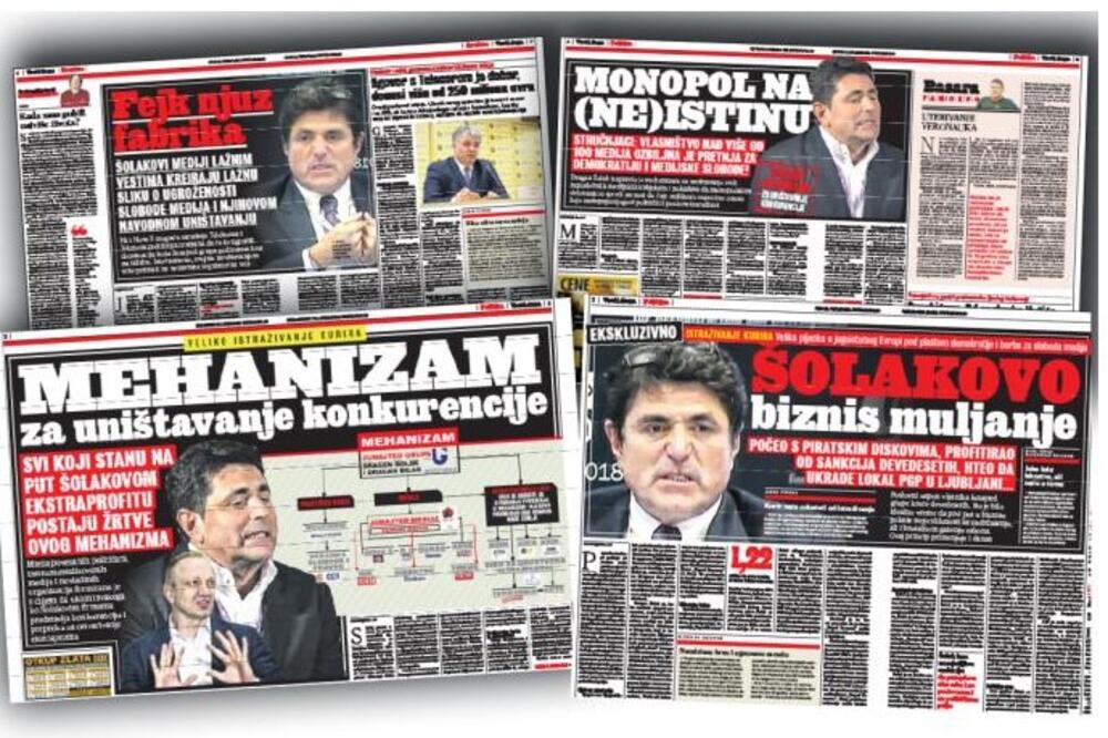 Šolakov opasni mehanizam: Kurir raskrinkao sistem za uklanjanje konkurencije kroz medijsku propagandu