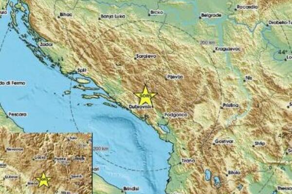 SILOVIT ZEMLJOTRES POGODIO CRNU GORU: Potres se osetio u BiH i Hrvatskoj (FOTO)