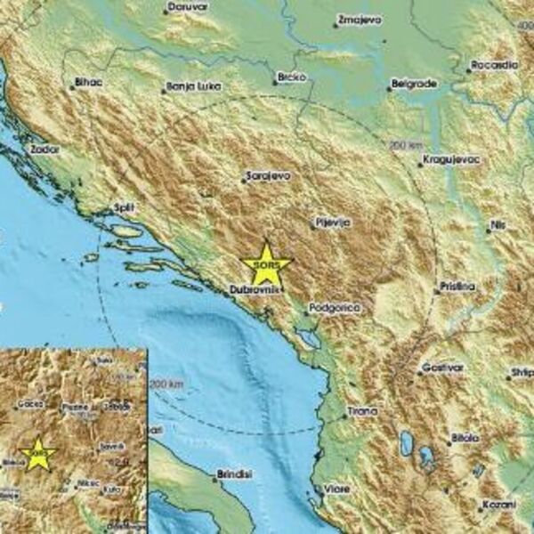 SILOVIT ZEMLJOTRES POGODIO CRNU GORU: Potres se osetio u BiH i Hrvatskoj (FOTO)
