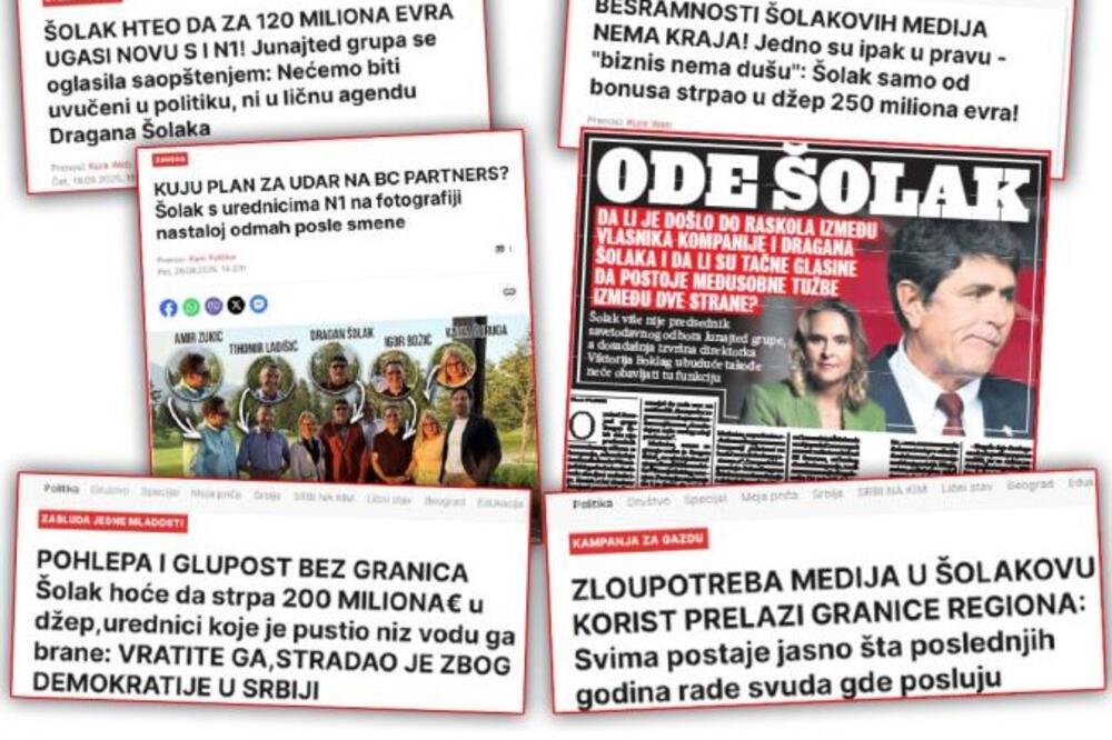 Zloupotreba medija za bogaćenje: Kako funkcioniše Šolakova mašinerija pod okriljem lažne borbe za slobodnu reč