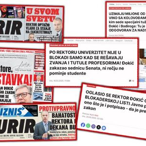 Politička odiseja Đokića: Kurir bio u pravu kad je upozoravao na prave motive rektora u urušavanju Univerziteta