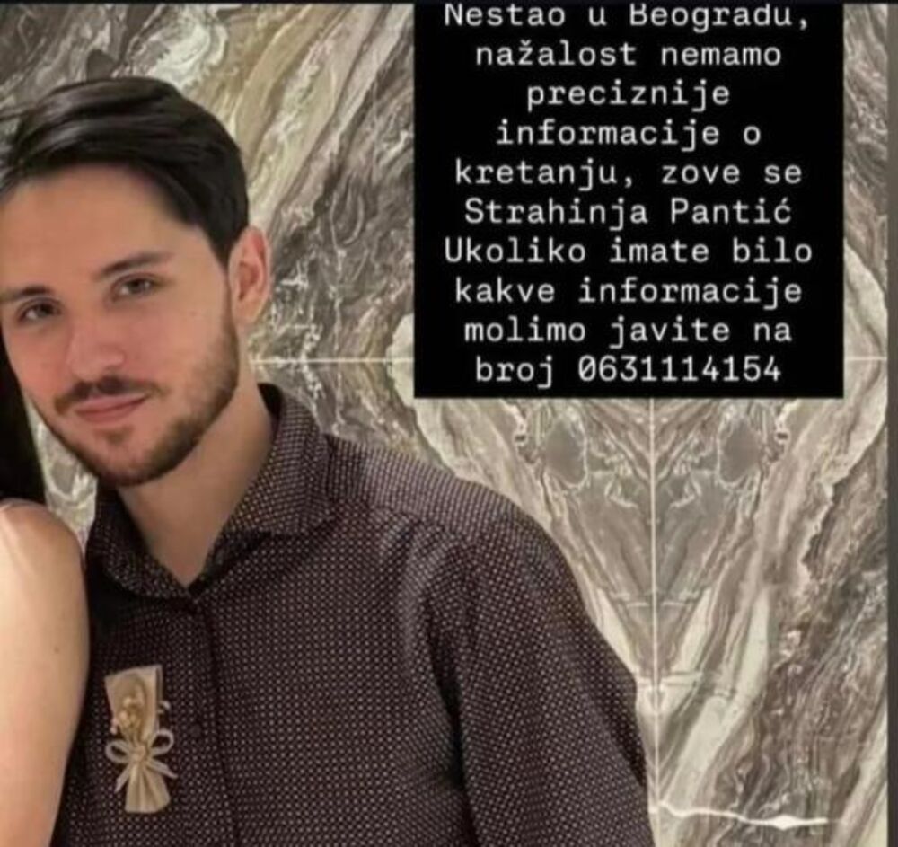 Nestao student Strahinja Pantić