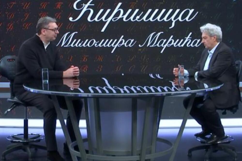 Vučić uživo u Ćirilici: Izneo šokantne tvrdnje o uhapšenom Vladimiru Štimcu