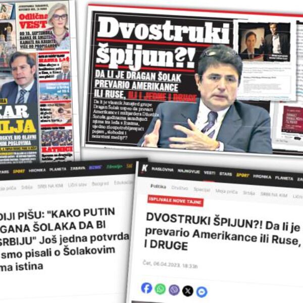 Šolak prevario zapadnjake i radio s Rusima: Razbijen lažni mit o njemu kao prozapadnom zaštitniku slobodnih medija