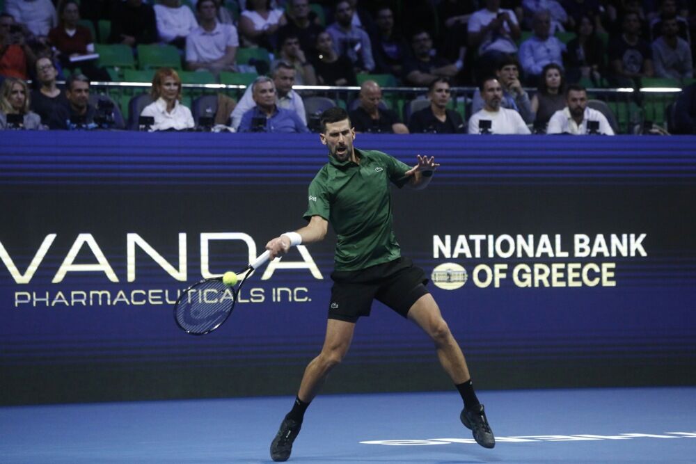 Novak Đoković na turniru u Atini
