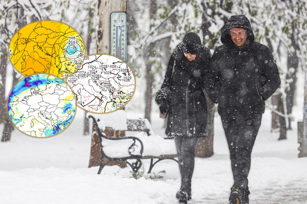 NA OVAJ DAN ĆE PASTI SNEG U BEOGRADU! Prvo pada temperatura za 12 stepeni, a onda...