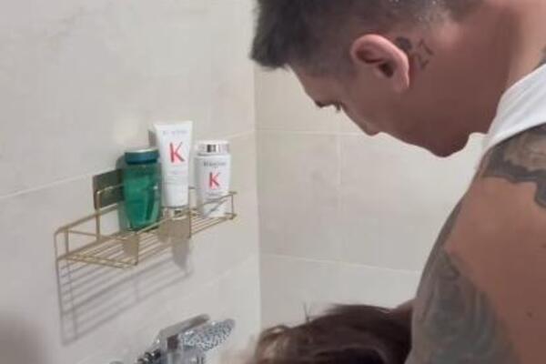 NIJE ONO ŠTO MISLITE! Kristijan "ščepao" ženinu glavu, pa je SPUSTIO DOLE, fotka zabezeknula internet