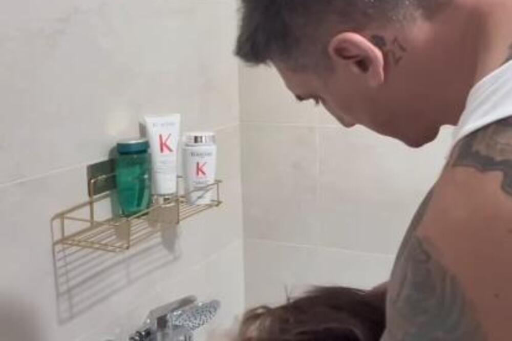 NIJE ONO ŠTO MISLITE! Kristijan "ščepao" ženinu glavu, pa je SPUSTIO DOLE, fotka zabezeknula internet