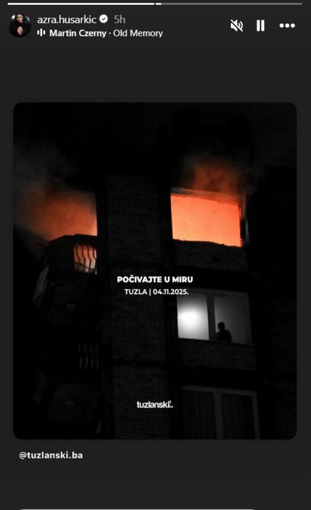 Azra podelila objavu