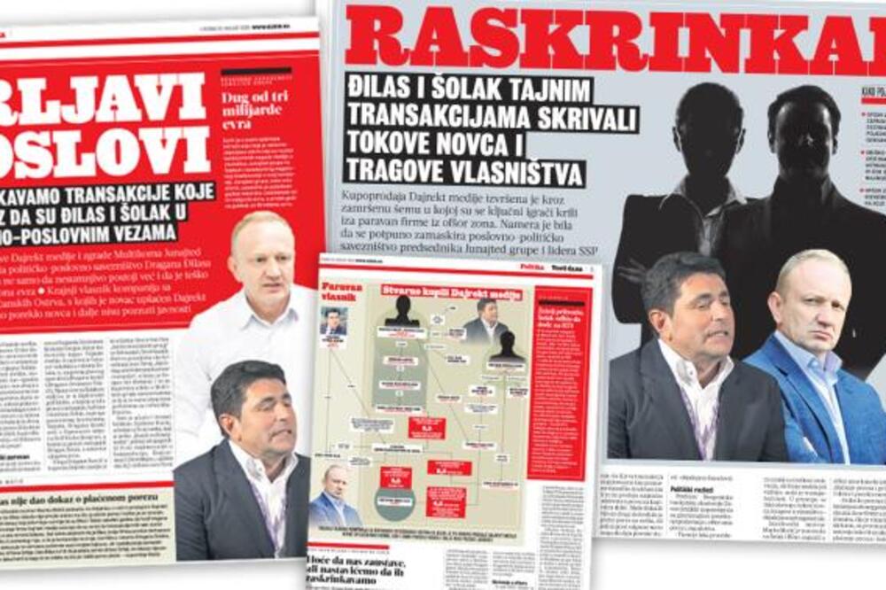 Šolak-Đilas partnerstvo koje se grčevito skrivalo u gustoj ofšor mreži: Političko-poslovna mašina raksrinkana