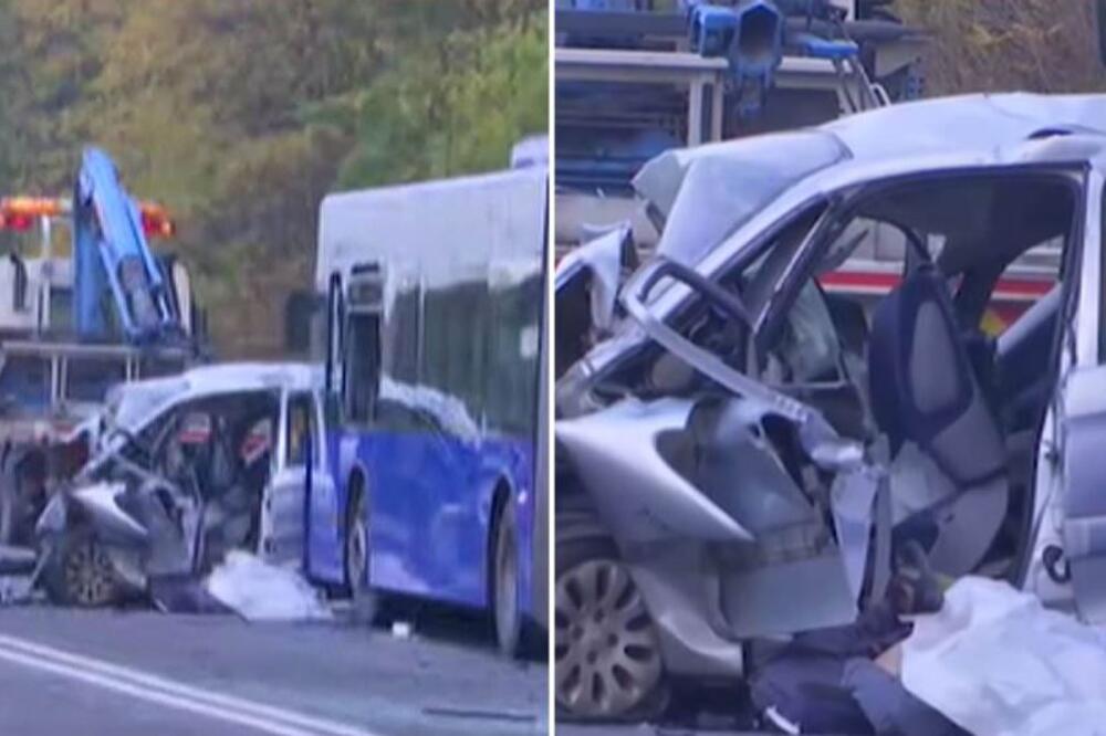 Vozač umro na licu mesta, prizori su jezivi: Ovo su prve fotografije sa mesta nesreće na Obrenovačkom putu