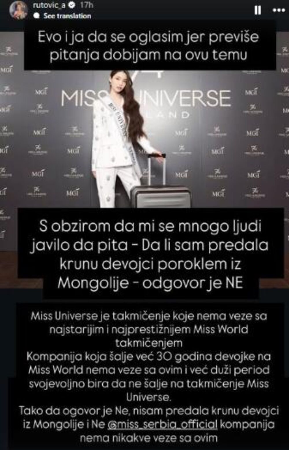 Aleksandra o Jeleni Ergovoj