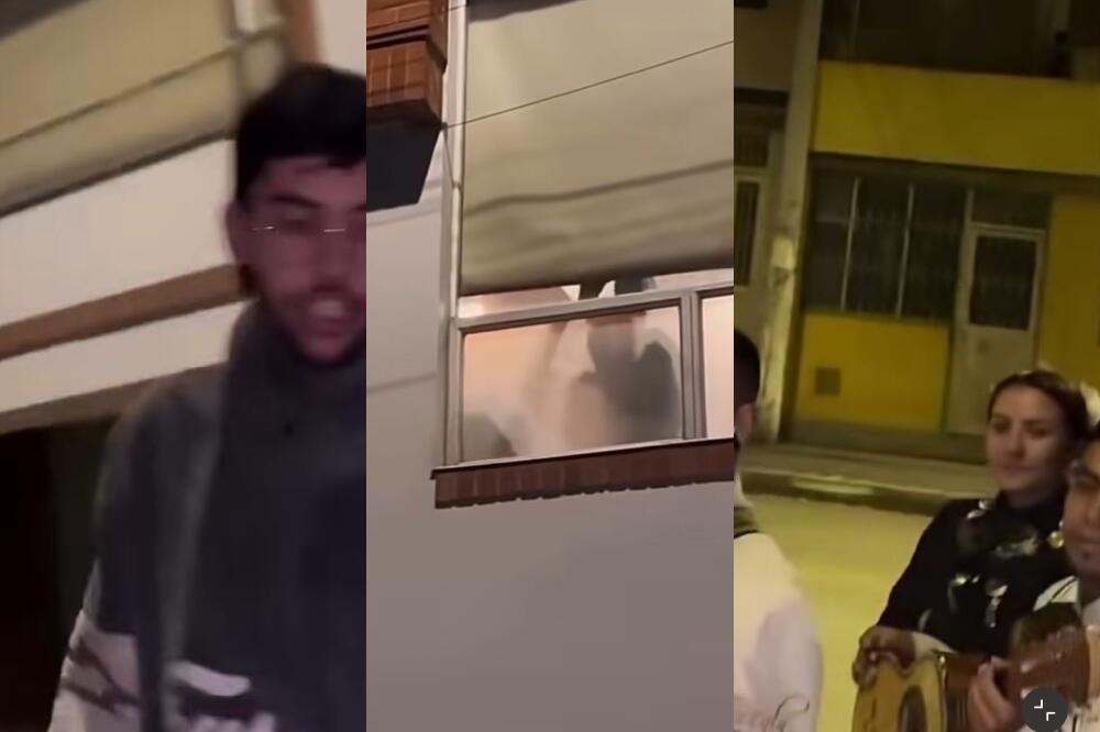 "VALENTINAA!" Dečko hteo da je raspameti serenadom, a iznenadila ga akcija iza zavesa, ŠOK SNIMAK NIJE ZA MALOLETNE
