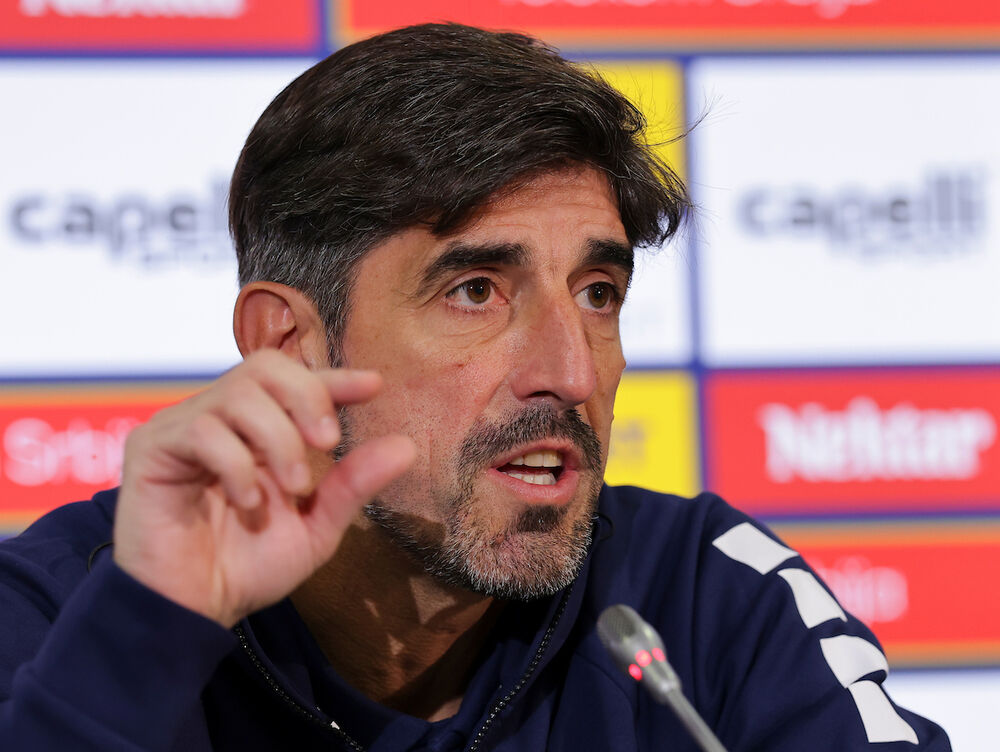 Veljko Paunović na prvoj konferenciji za medije kao selektor fudbalske reprezentacije Srbije