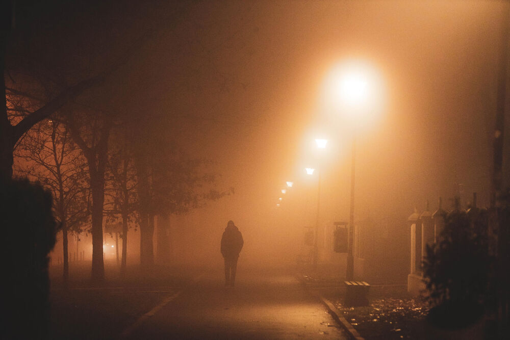 Šetnja po magli i hladnoći