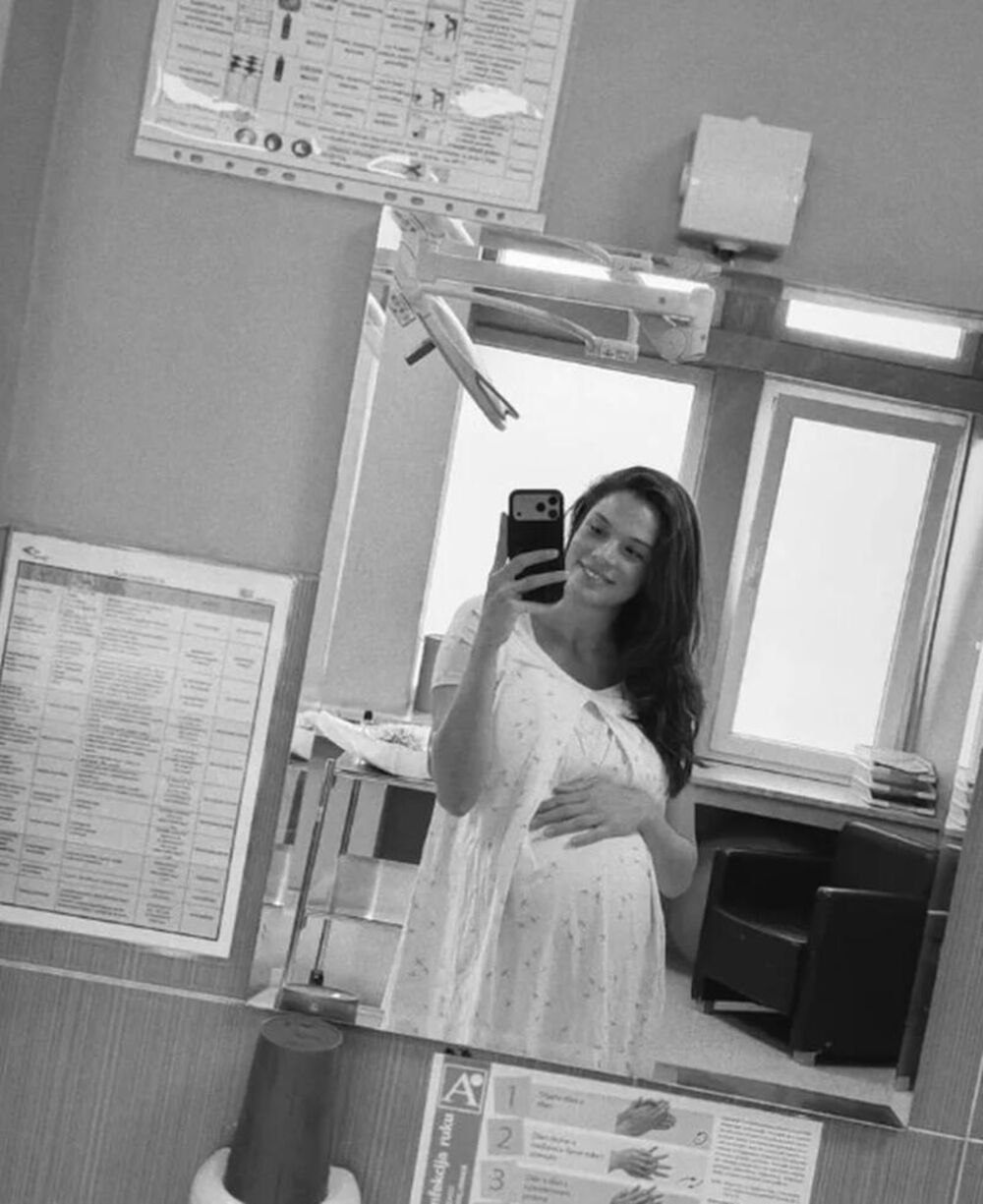 Sandra pred porođaj