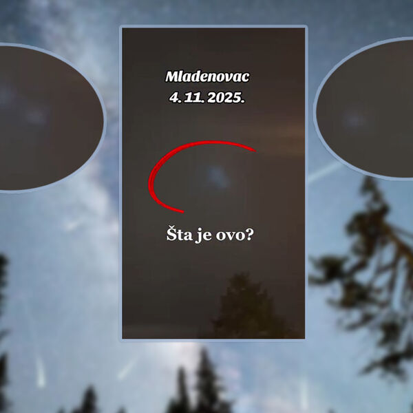 Dve ukrštene tačke na nebu, ovo niko ne može da objasni: O Srpkinjinom snimku bruji cela zemlja, pogledajte video