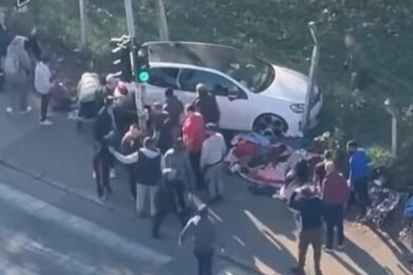 "HTELI SMO DA IZBEGNEMO SUDAR, PA SMO UDARILI U ŽENE": Suvozač iz golfa o hororu na Banjici, "isekao nas je auto"!