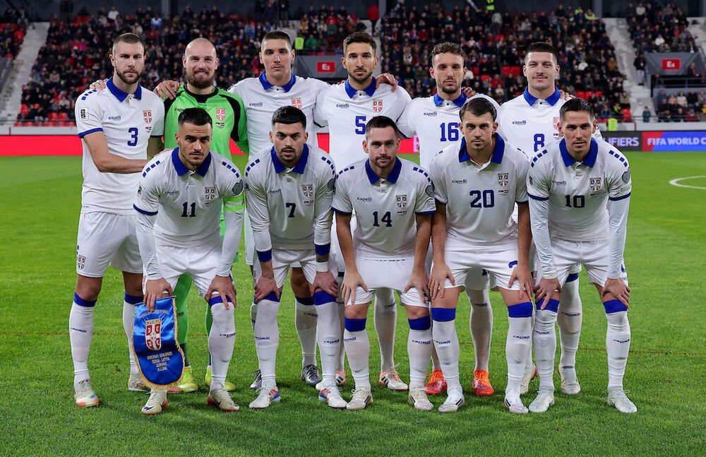 Fudbaleri Srbije pred utakmicu sa Letonijom