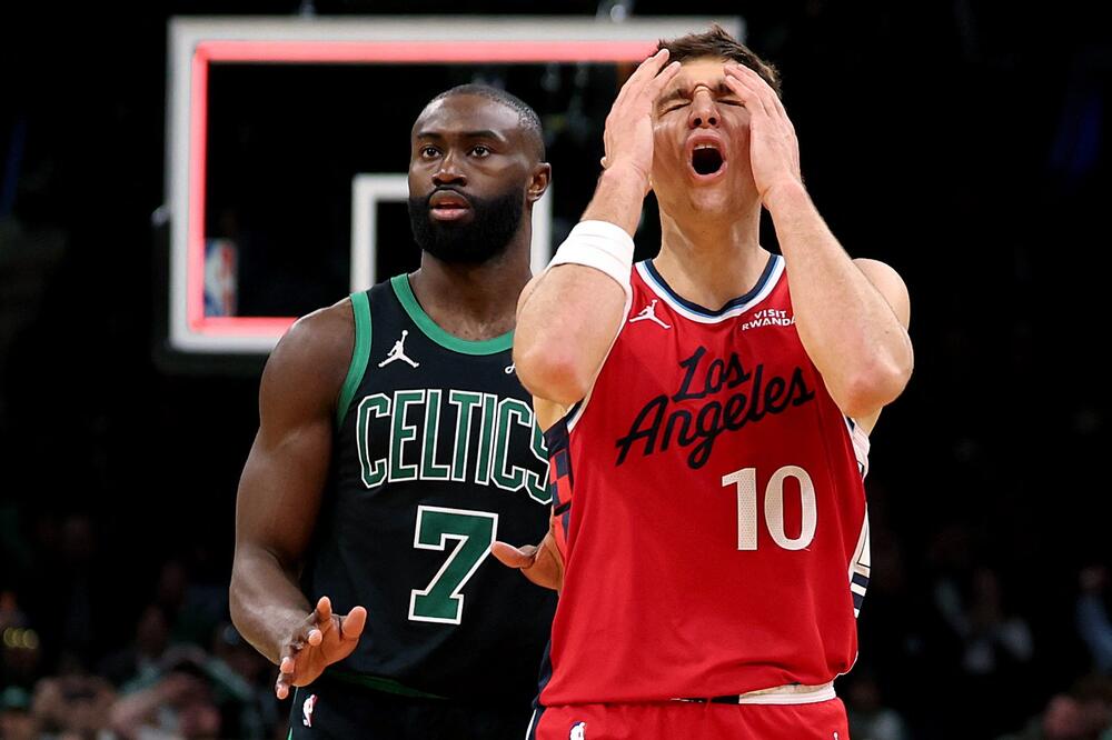 Bogdan Bogdanović peti put zaredom dvocifren - Klipersi gubili 24 razlike, Harden promašio produžetak u Bostonu