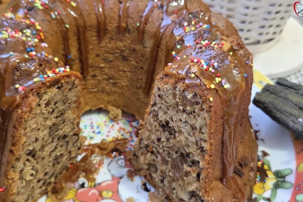 SRBI ĆE OVO TAMANITI ZA SVAKI PRAZNIK! Tajna iz bakine kuhinje - kuglof s karamelom koji će vas očarati, trik u 1