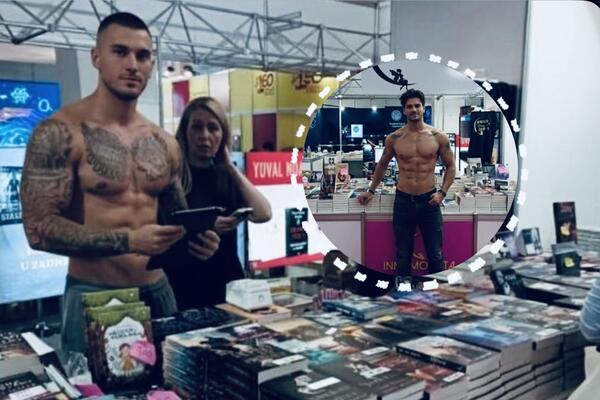 Sajam knjiga ili sajam mišića? Ljudi u Zagrebu zbunjeni fotkama - gole mišićave dase na štandu, KO STOJI IZA OVOGA?