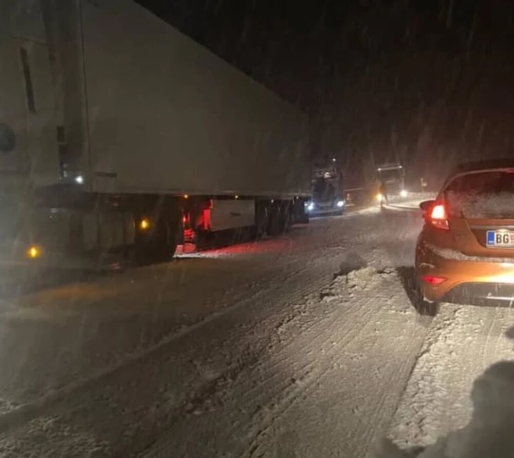 Sneg, Autoput Miloš Veliki