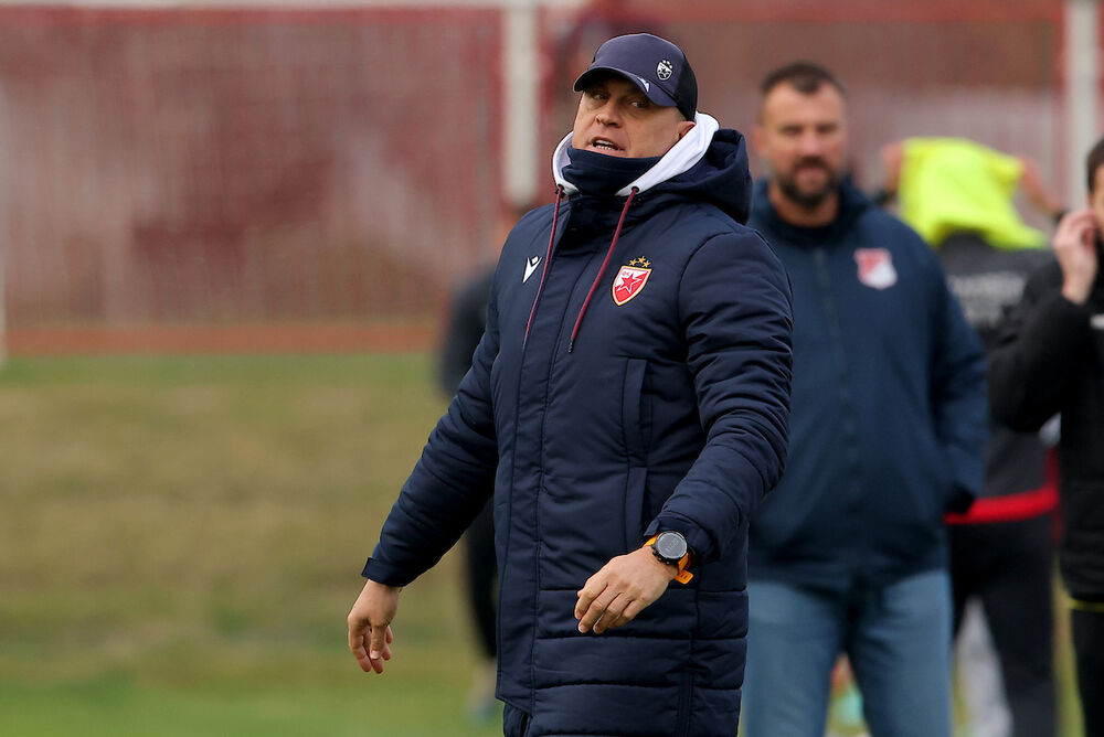 Vladan Milojević na utakmici Slovena i Crvene zvezde u Rumi