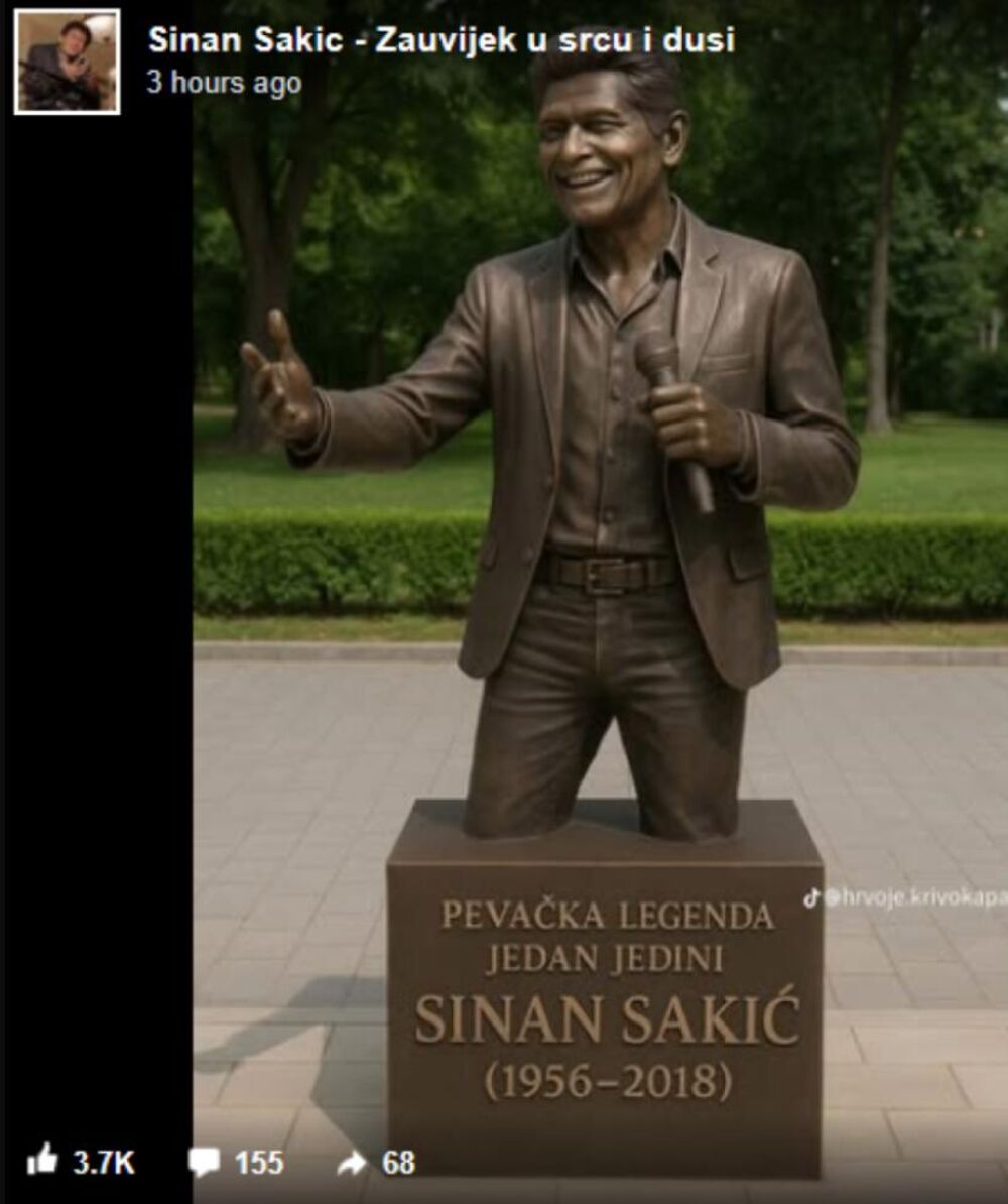 AL spomenik Sinanu Sakiću