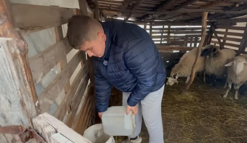 Amel pomaže ocu oko svega