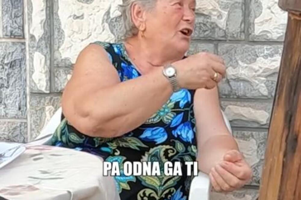 "KAD JE LJUT, TI MU.." Snimak baca Srbe na kolena - LJUDI POPADALI OD SMEHA KAD SU ČULI ŠTA JE BAKA LJUBICA REKLA