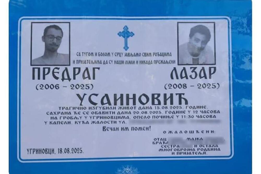 Ljubio sam ih i ubeđivao sebe da spavaju, da je nemoguće da su mrtvi: Ispovest oca koji je ostao bez sinova za tren