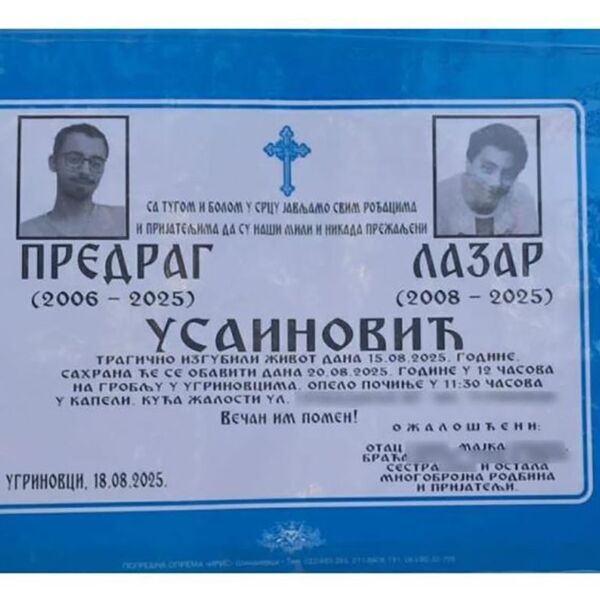 Ljubio sam ih i ubeđivao sebe da spavaju, da je nemoguće da su mrtvi: Ispovest oca koji je ostao bez sinova za tren