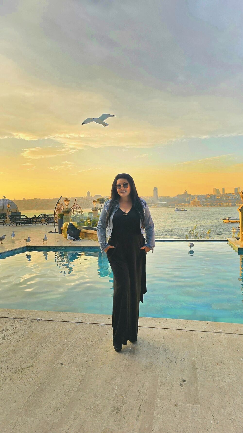 Pre nastupa Dragana je uživala u opuštenom obilasku grada. 