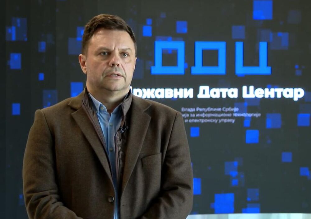 Vlada Petrović, jedan od projekt menadžera u Državnom data centru
