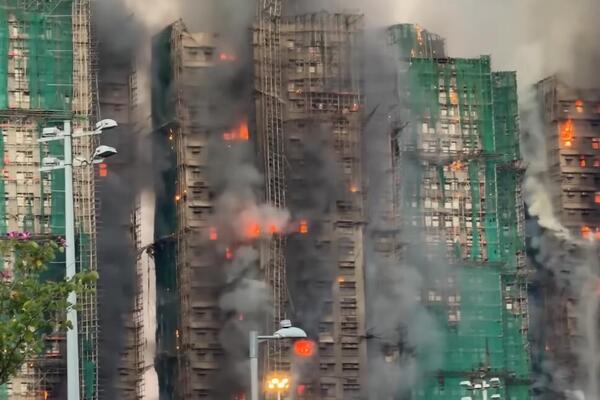 Crne brojke smrtonosnog požara u Hong Kongu! Broj mrtvih porastao na 65, skoro 300 ljudi se vodi kao nestalo!