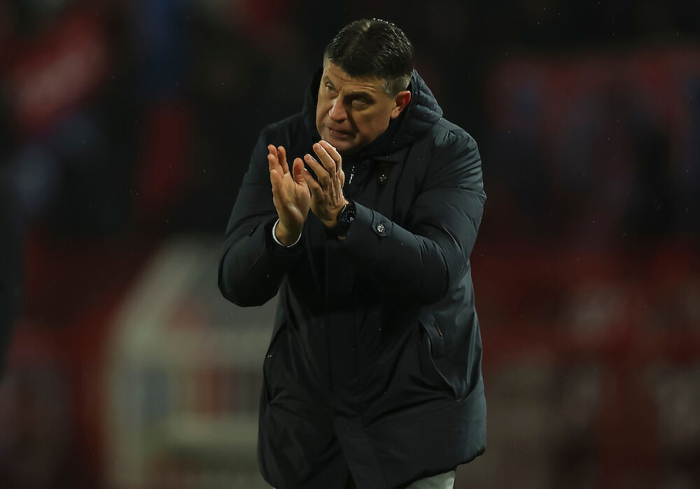 Vladan Milojević na utakmici Crvene zvezde i FCSB-a