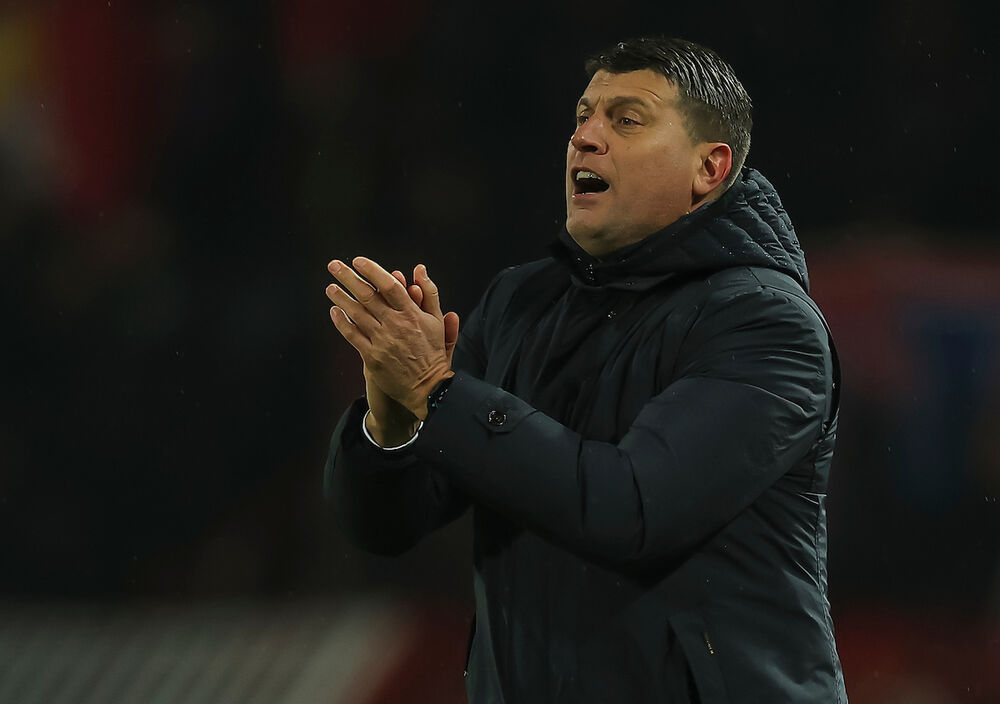 Vladan Milojević na utakmici Crvene zvezde i FCSB-a