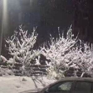 Sneg veje i u ovom srpskom gradu: Padaju bele pahulje kao na filmu, saobraćaj u zastoju (VIDEO)