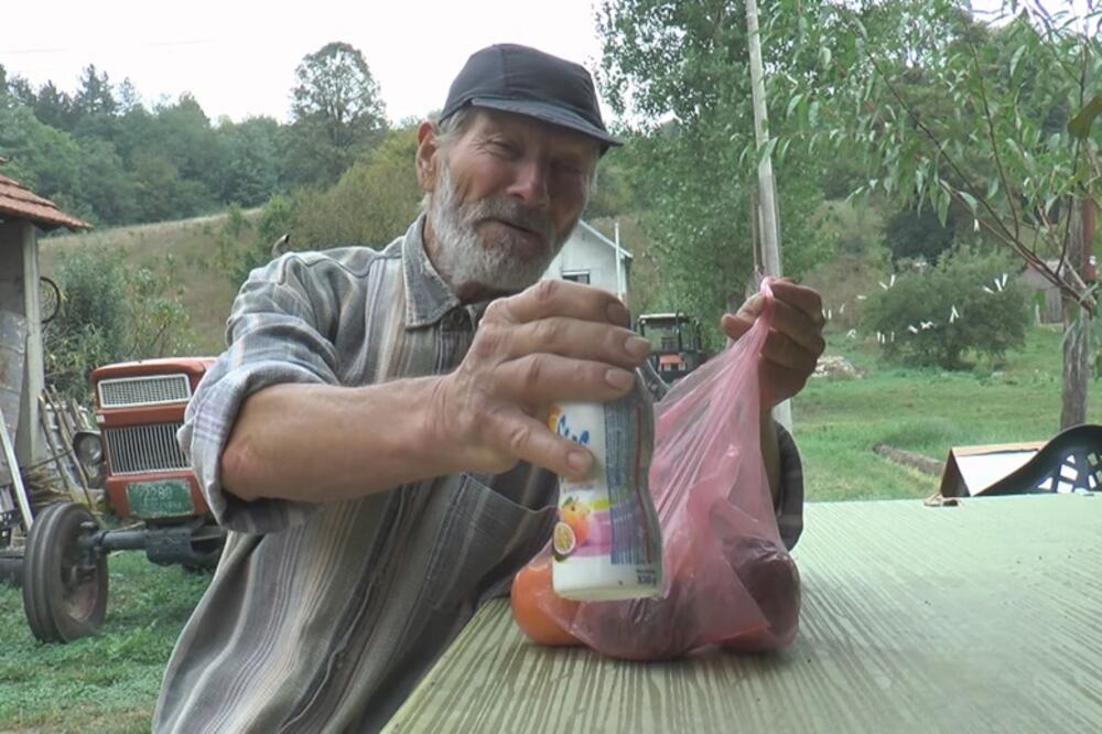 Milutin iz Osečine je pravi medicinski fenomen: Već 30 godina jede samo trulu hranu, tvrdi da je zdrav kao mladić!