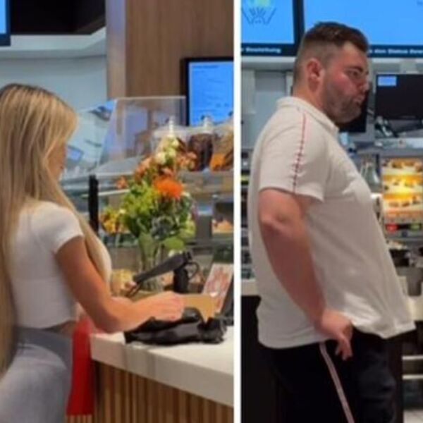 U REDU NA KASI SVI SU BULJILI U JEDNU MRŠAVU DEVOJKU: Kada se okrenula ka kameri, bilo je jasno zašto! Neverica!