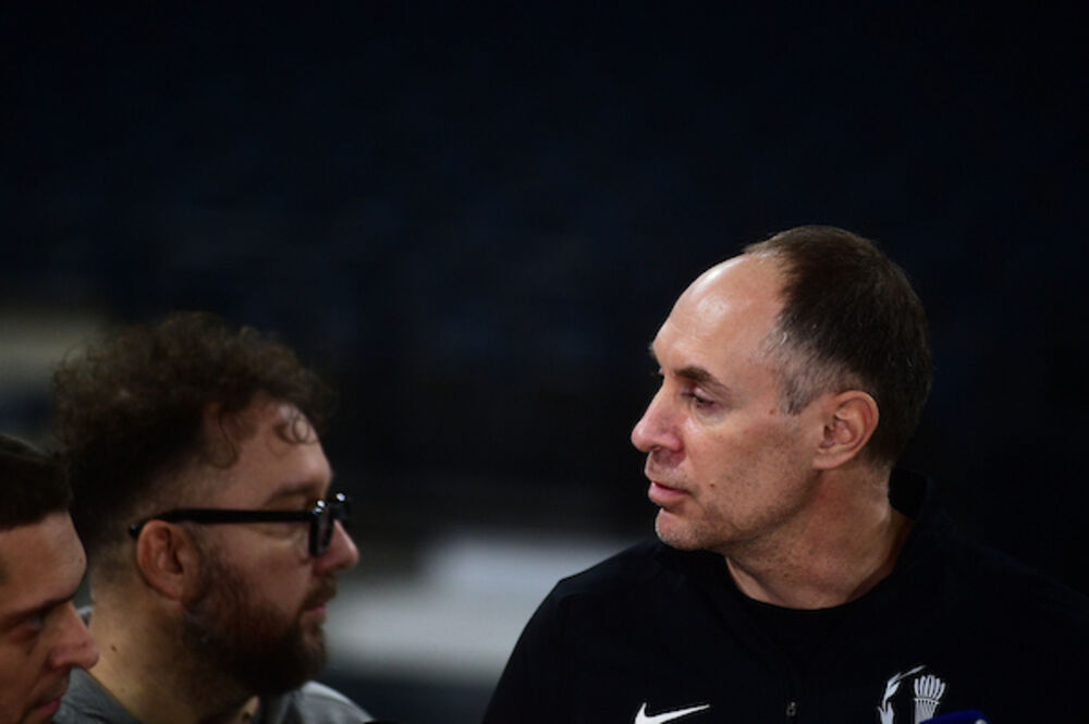 Mirko Ocokoljić pred utakmicu Partizana i Bajerna iz Minhena