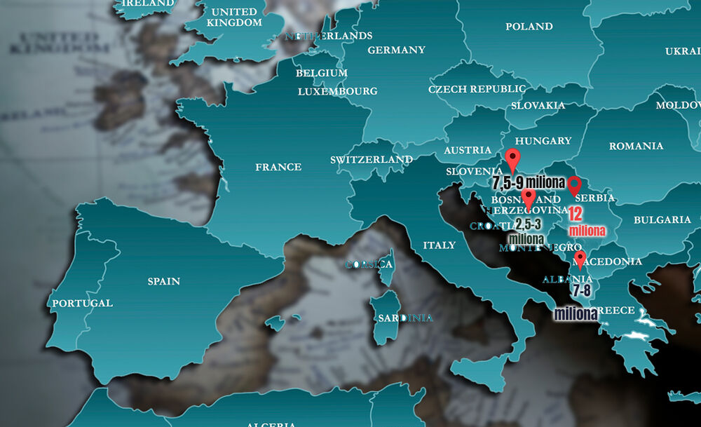 Koliko ima Srba, Hrvata, Bošnjaka i Albanaca u svetu