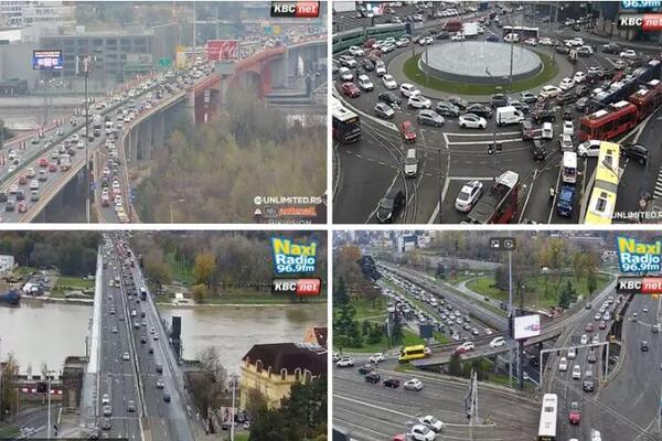 Vozila mile, nema gde da se prođe od ranog jutra: U prestonici ogroman kolaps, ove trase OBAVEZNO IZBEGAVAJTE