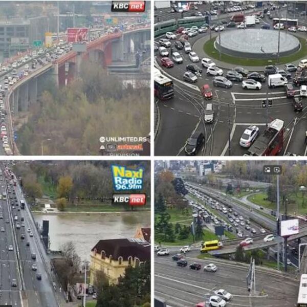Vozila mile, nema gde da se prođe od ranog jutra: U prestonici ogroman kolaps, ove trase OBAVEZNO IZBEGAVAJTE