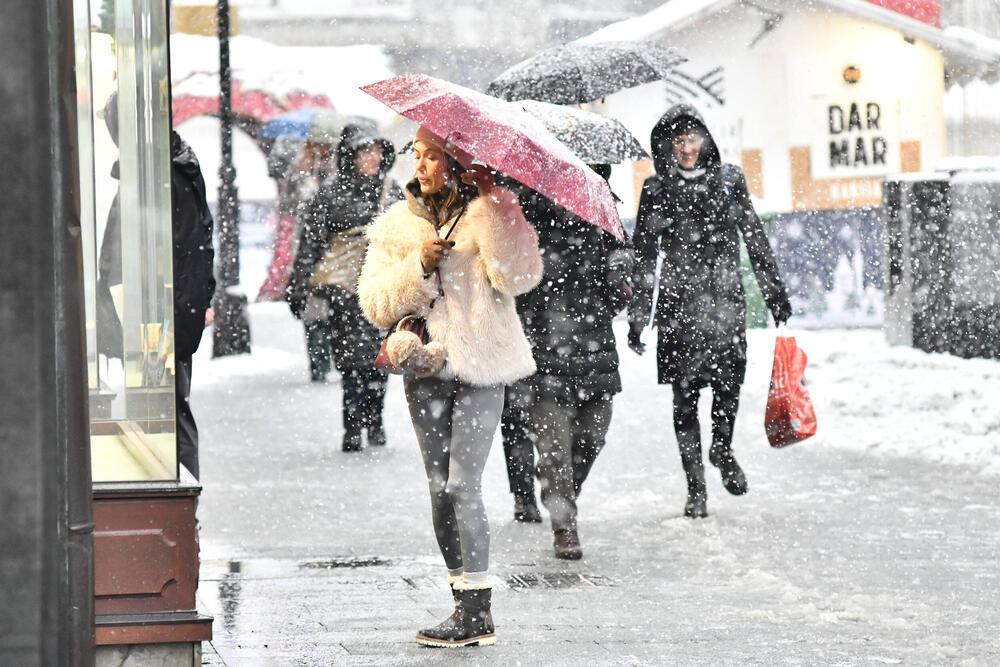 Sneg, zima, Ulice Beograda