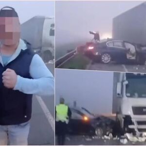 ZBOG OVAKVIH LJUDI GINU! VOZAČ BMW-a IZAZVAO UDES NA UMCI, PA SE HVALIO: "Brate, udario me kamion, SAMO JAKO" VIDEO