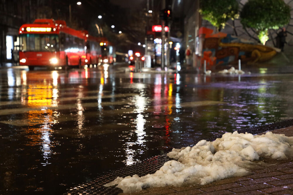 Kiša, Jesen, Zima, Ulice Beograda