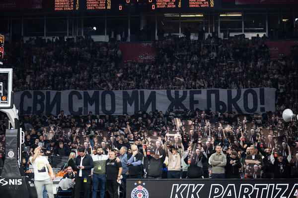Partizan šokirao navijače: Objavio skandiranje Obradoviću i izazvao zemljotres (Video)