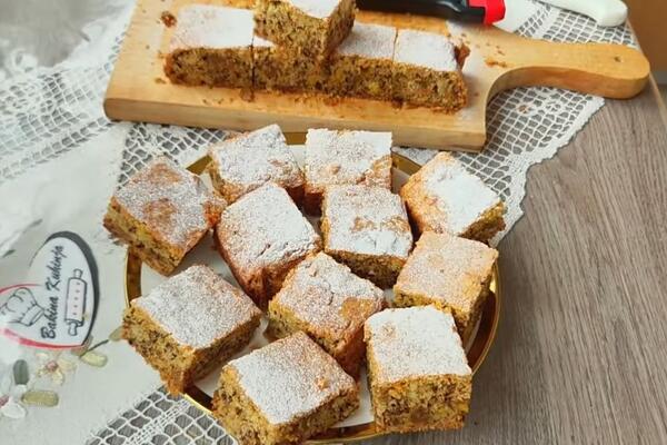 KOLAČ SE PRAVI ZA 10 MINUTA I TO BEZ BRAŠNA! Verujte nam na reč, tražiće se parče više - RECEPT ZA MALE I VELIKE